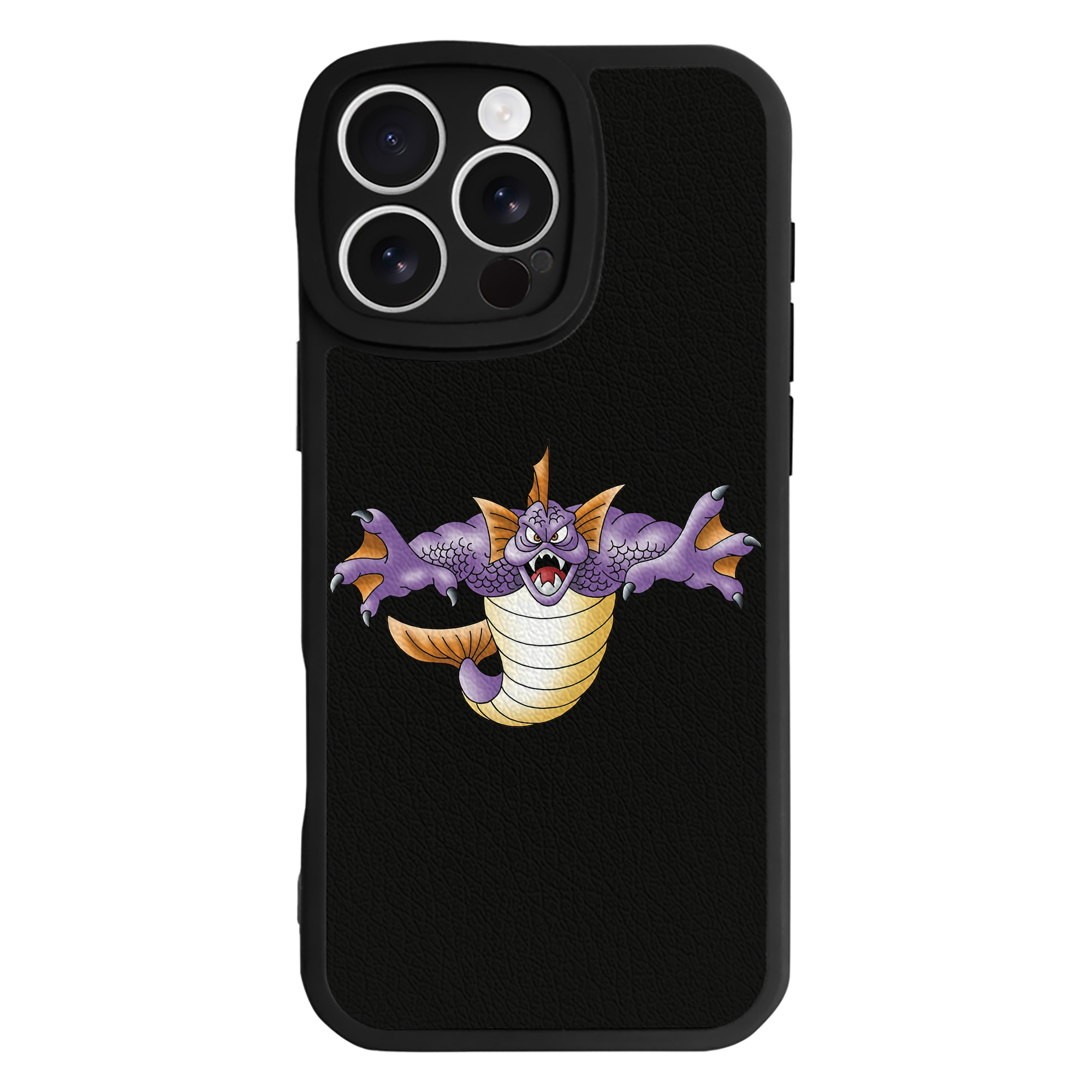 （画像用） ドラゴンクエスト Doragon Kuesuto Dragon Quest 【iPhone 16シリーズ対応】シリコンスマホケース（レザー調） 材質：シリコン